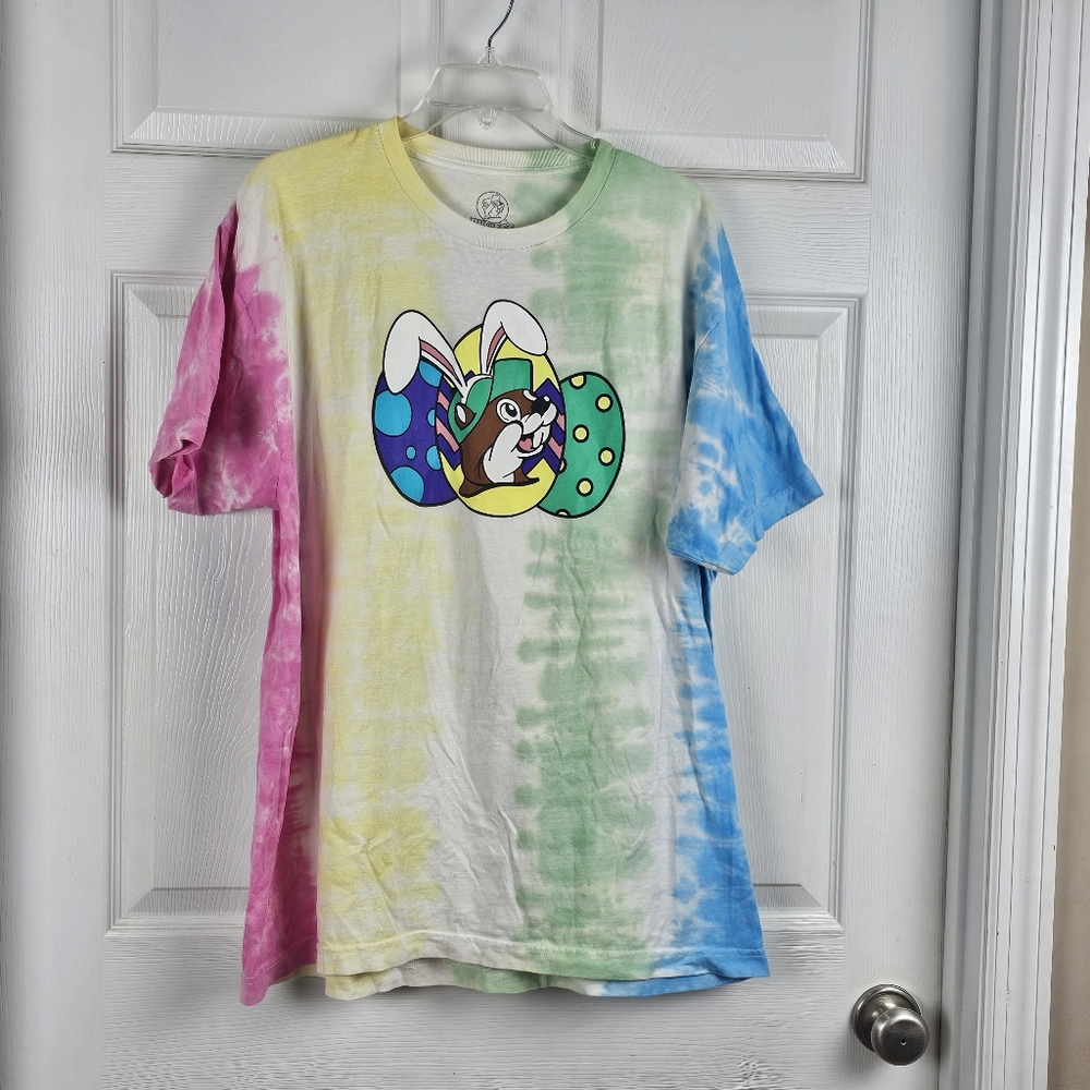 Buc-ee's Easter Bunny On My Mind Tye Dye T-Shirt XL‎ Bucee's But, Did You Dye